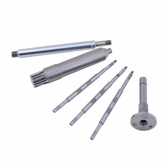Precision Transmission /Drive/Axle/Auto/Spline/Machinery Parts/ Rotor Gear Customized Machining Knurling Shaft